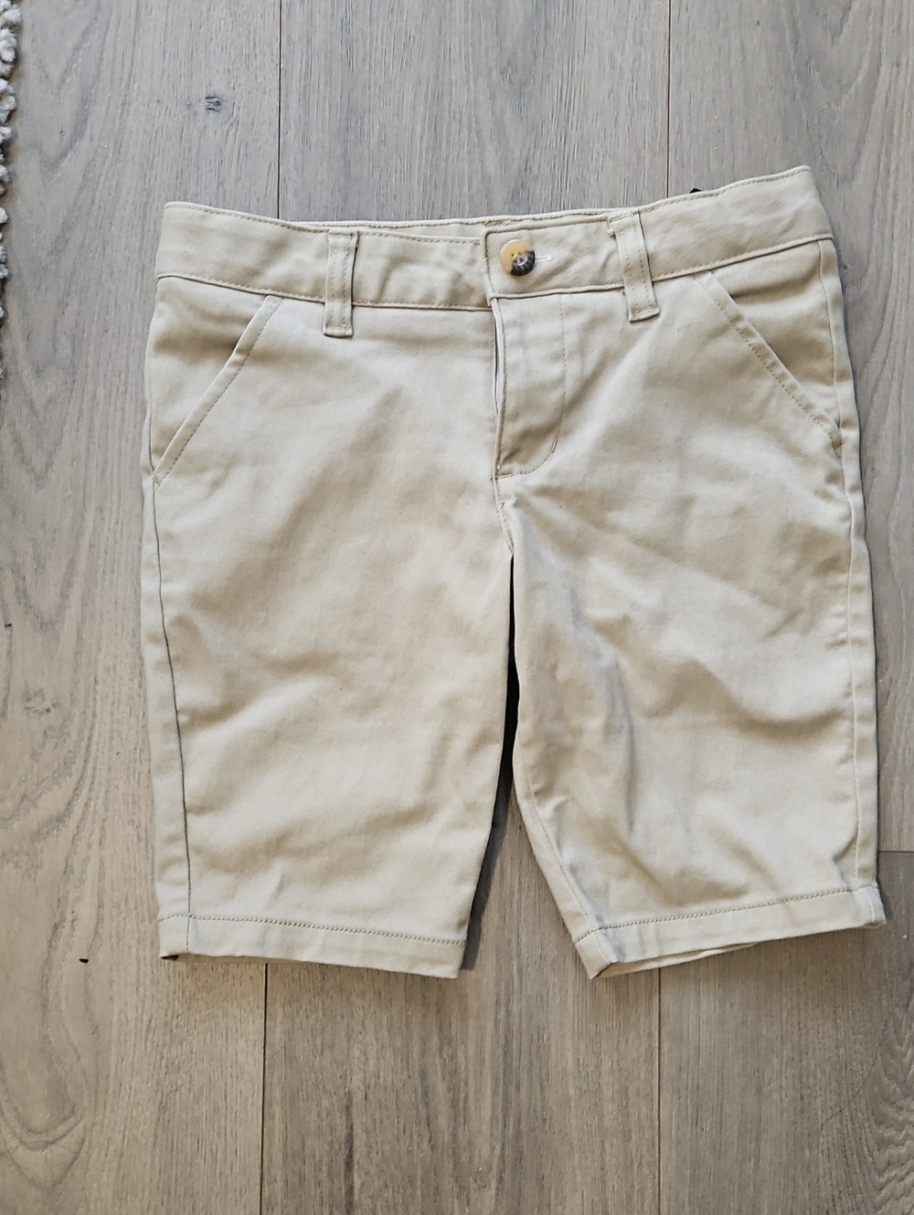 French Toast Beige Khaki Girls Bermuda Shorts